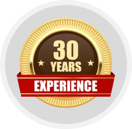 30 years of experience badge
